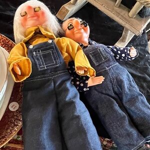 Vintage Grandma and Grandpa Dolls